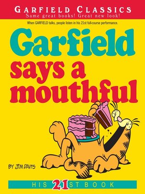 cover image of Garfield Says a Mouthful